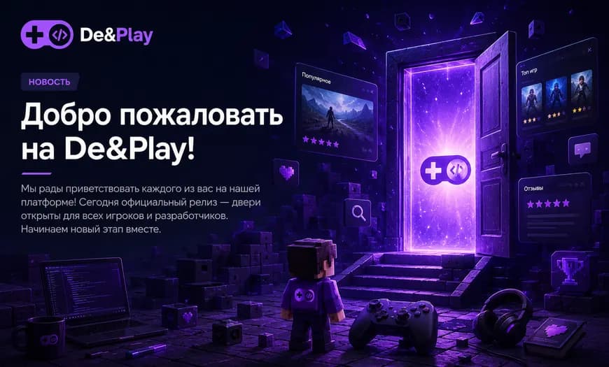 Фото новости Добро пожаловать на De&Play!